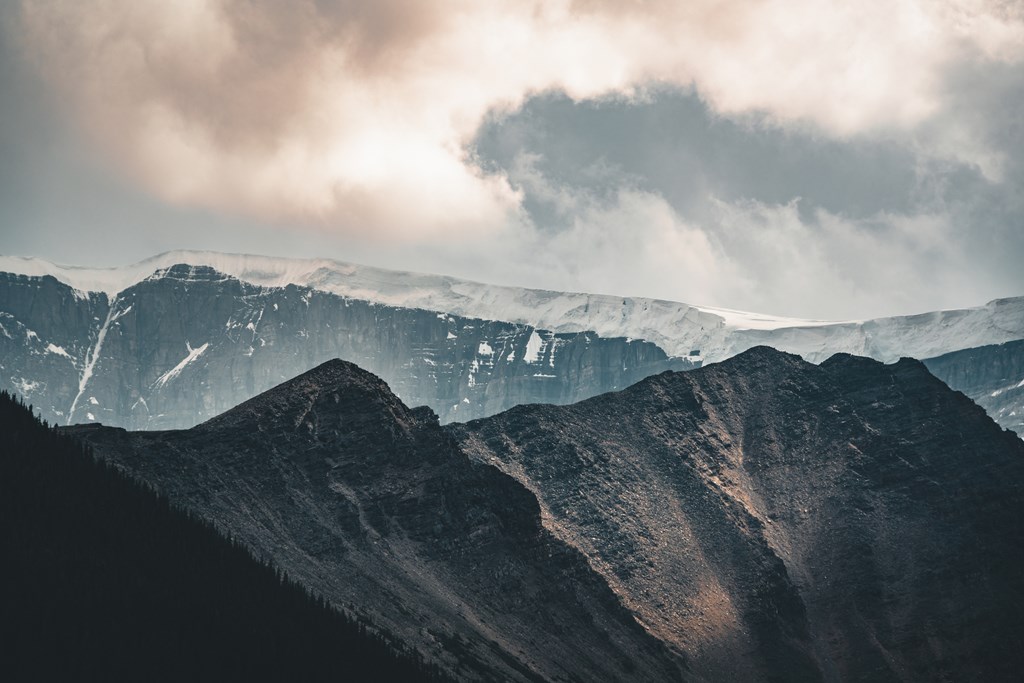 Driving the Icefields Parkway.