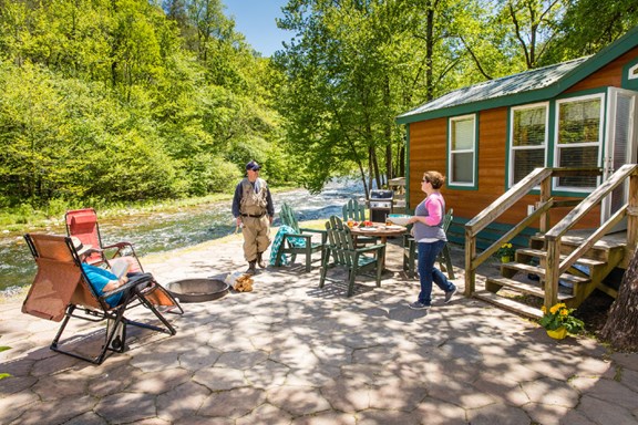 Deluxe Cabins with views and the comforts of home