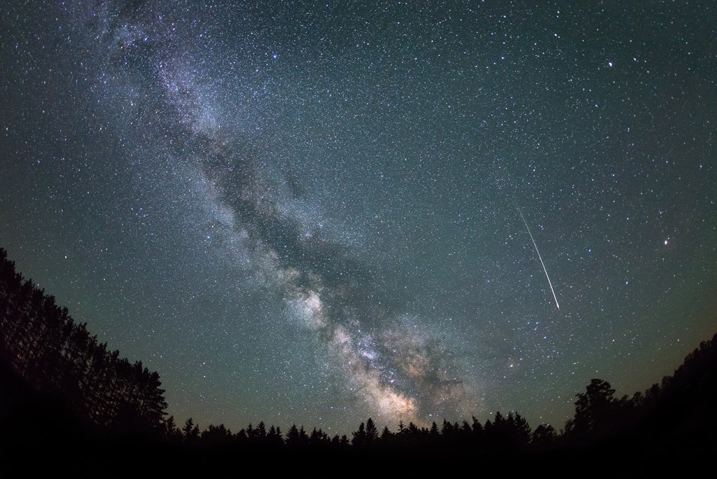 Camping at cherry springs state park under the Milky Way.