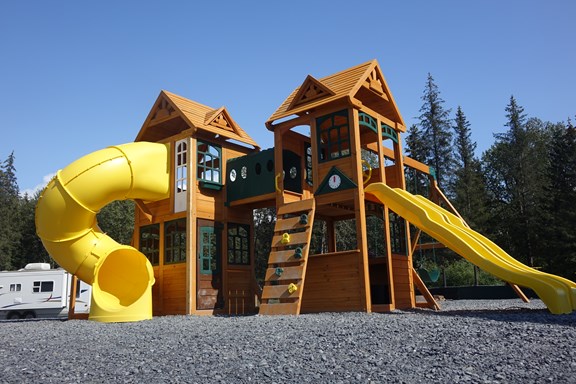 Brand new playground for the kids!